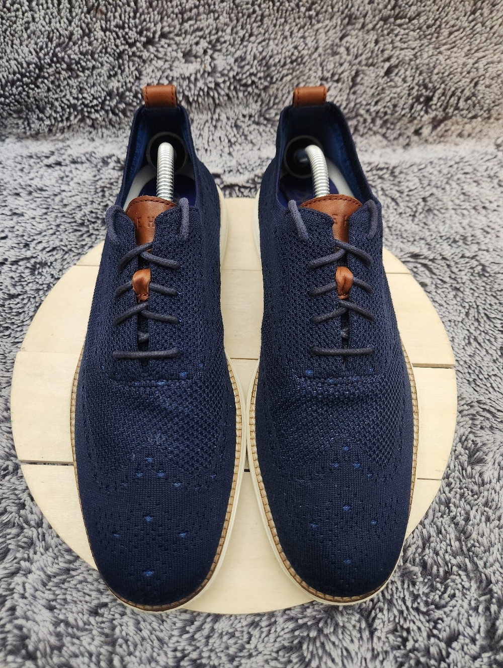 Cole Haan Men's Original Grand Knit Wingtip II Oxford Shoes size 10 - Picture 3 of 9